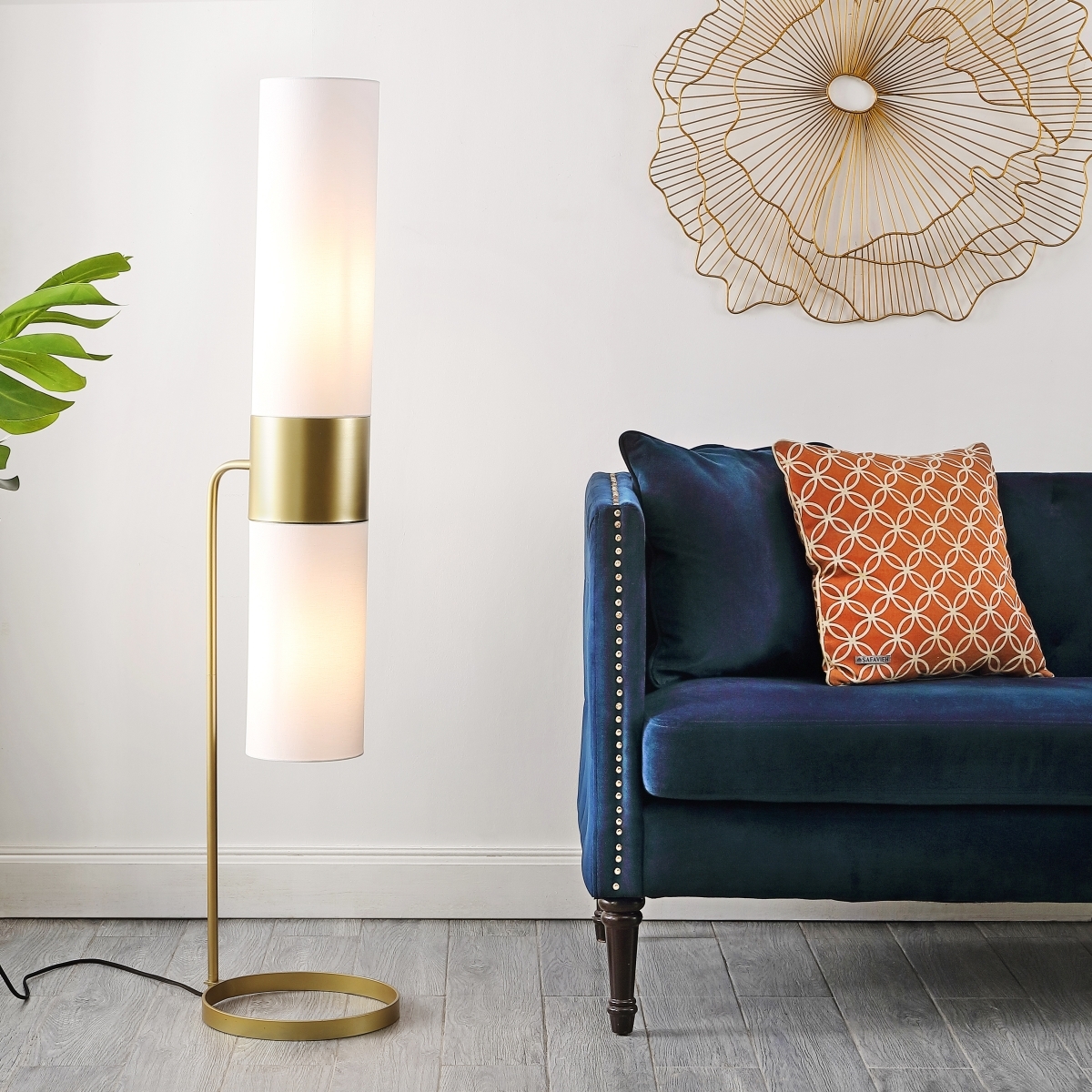 Fierro 55" Floor Lamp - Gold - Image 3