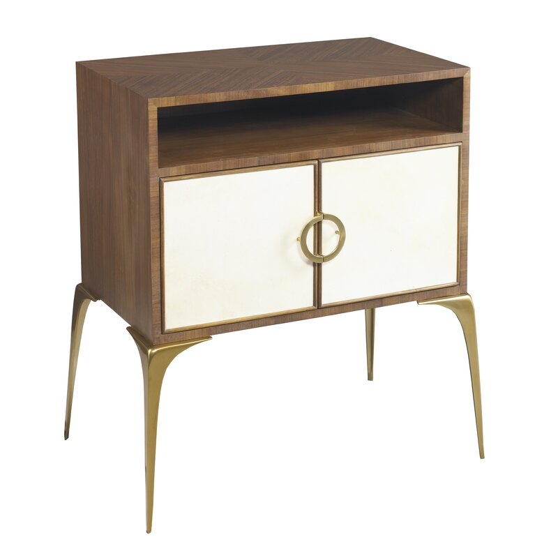 Lillian August Stiletto End Table with Storage - Image 0