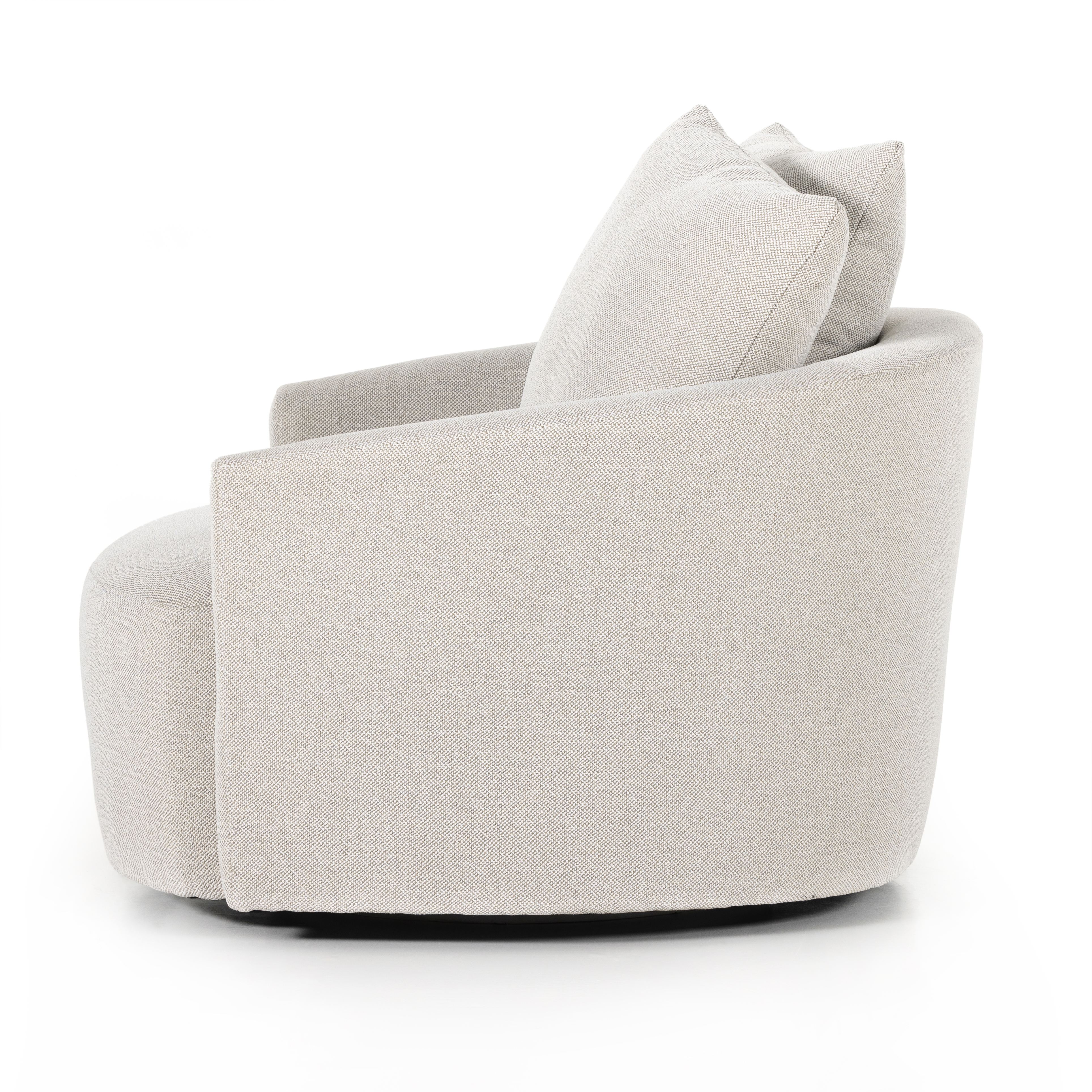 Chloe Swivel Chair - Delta Bisque - Image 3