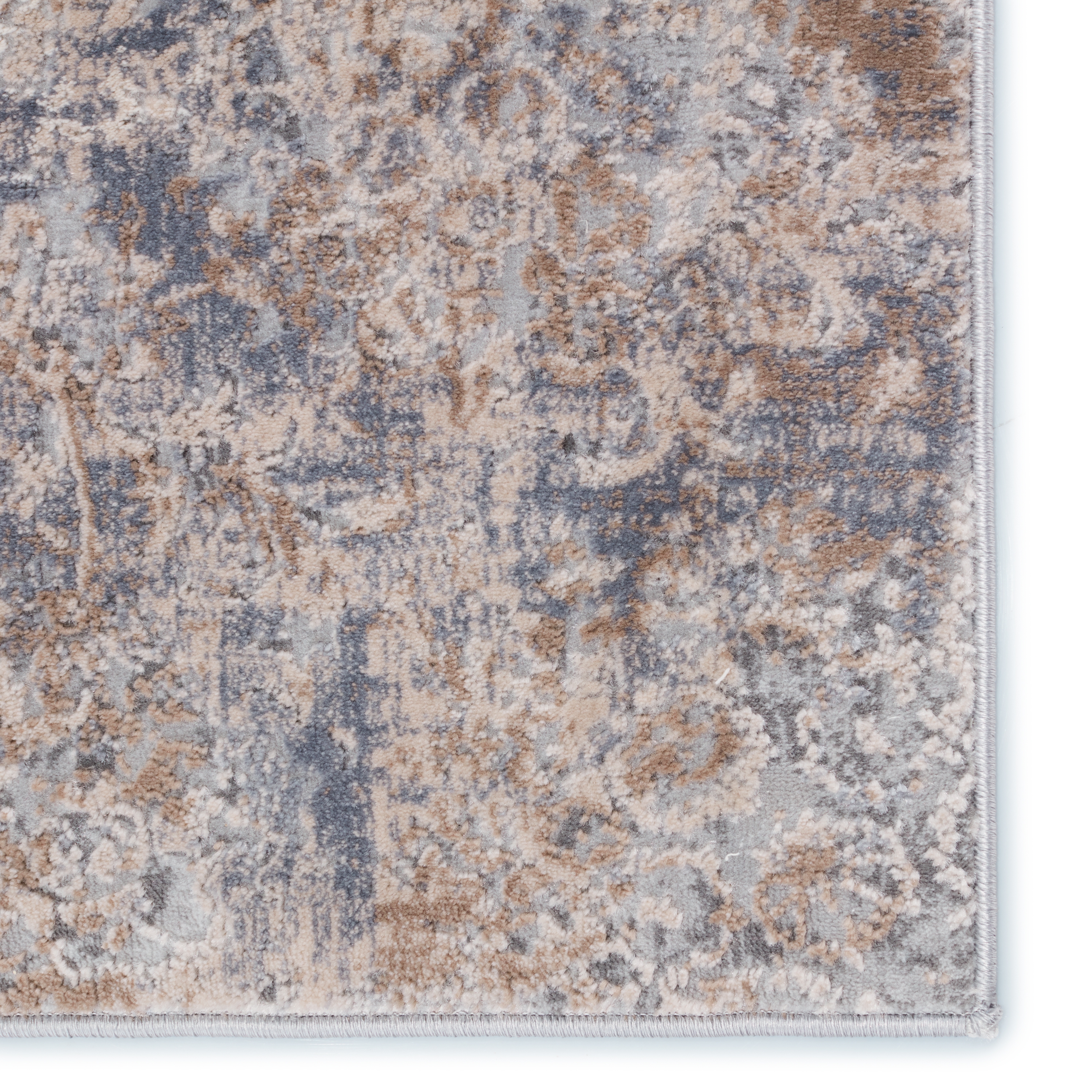Mariam Floral Beige/ Gray Area Rug (9'3"X12') - Image 3