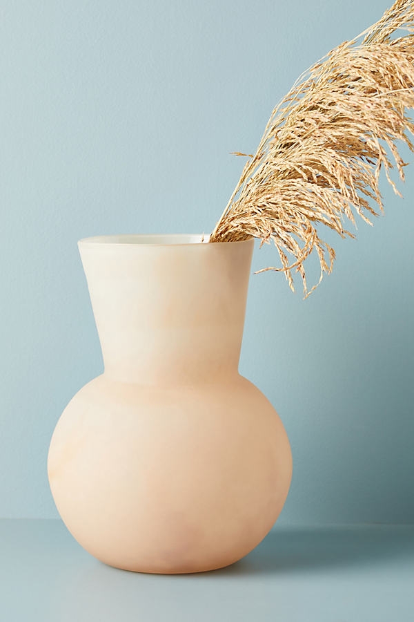 Amabella Vase By Anthropologie in Beige Size L - Image 0
