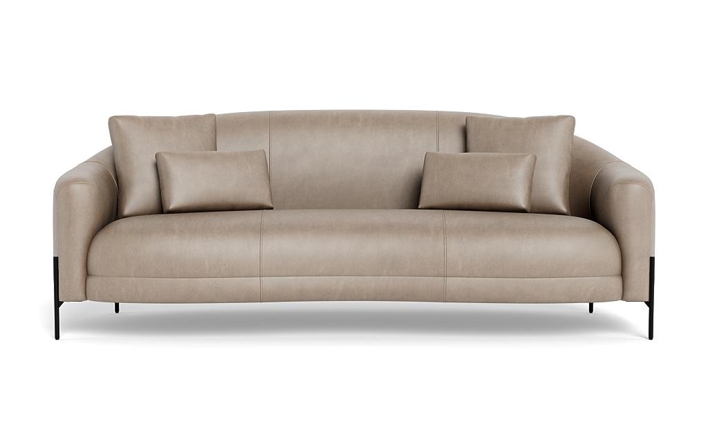 Fiona Leather 3-Seat Sofa - Image 0