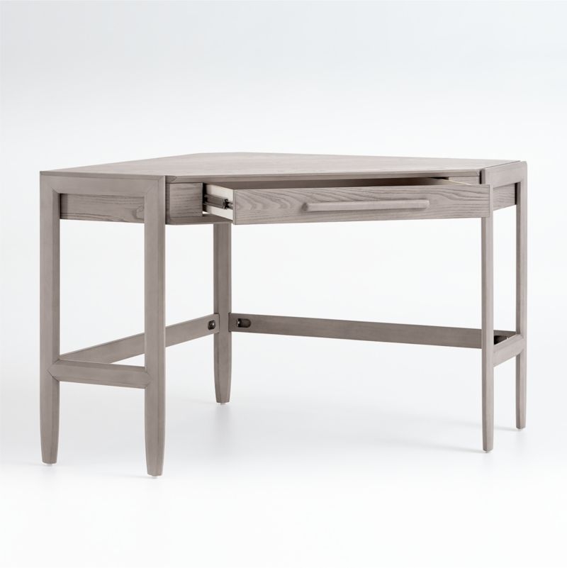 Tate Stone Corner Desk with Outlet - Image 4