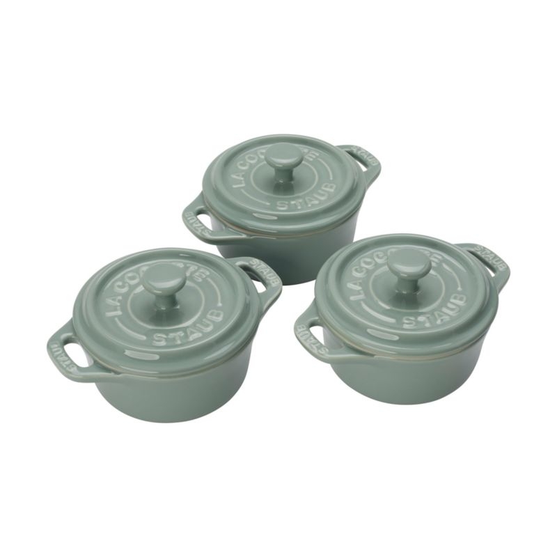 Staub ® Eucalyptus Mini Cocottes, Set of 3 - Image 4