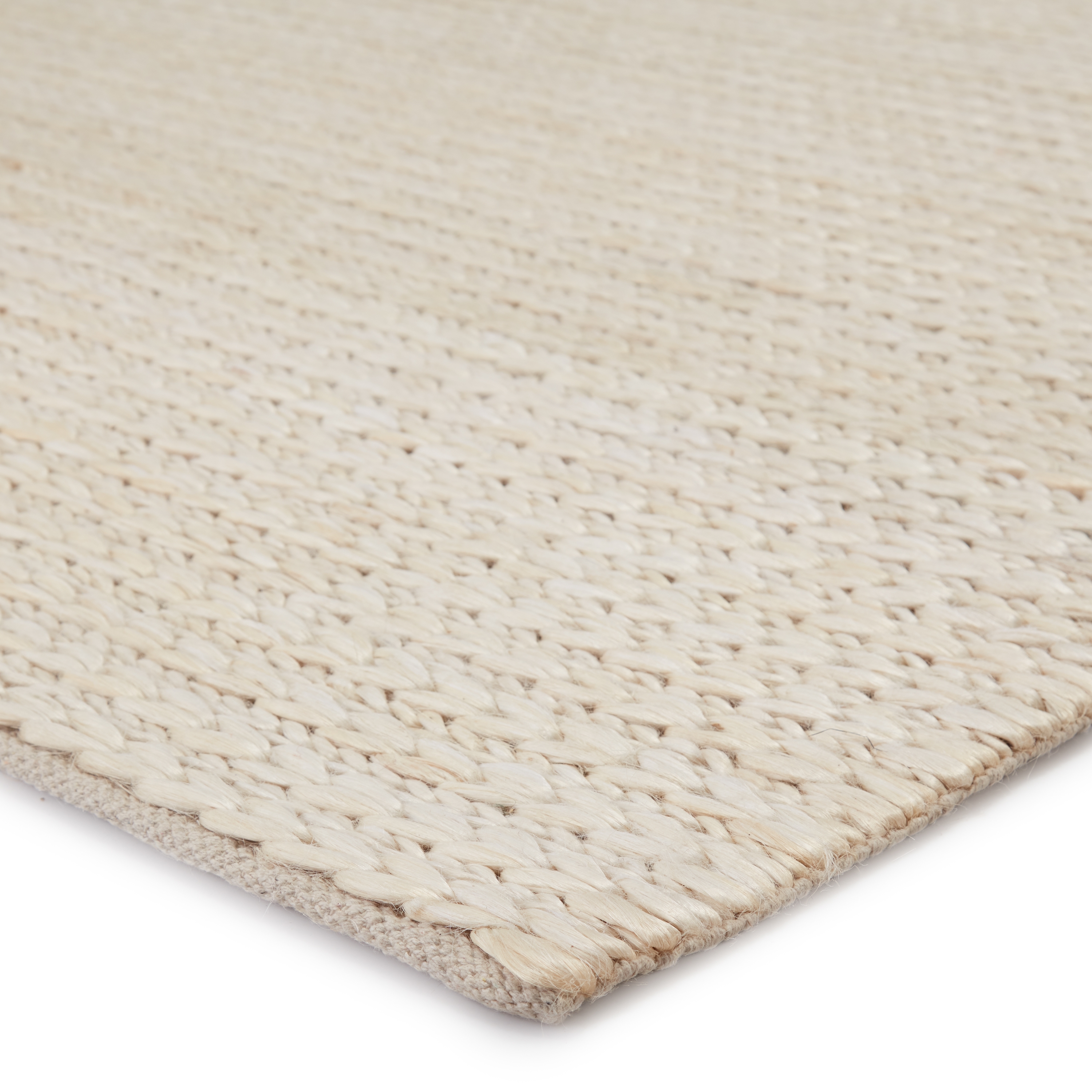 Calista Natural Solid White Area Rug (8'X10') - Image 1
