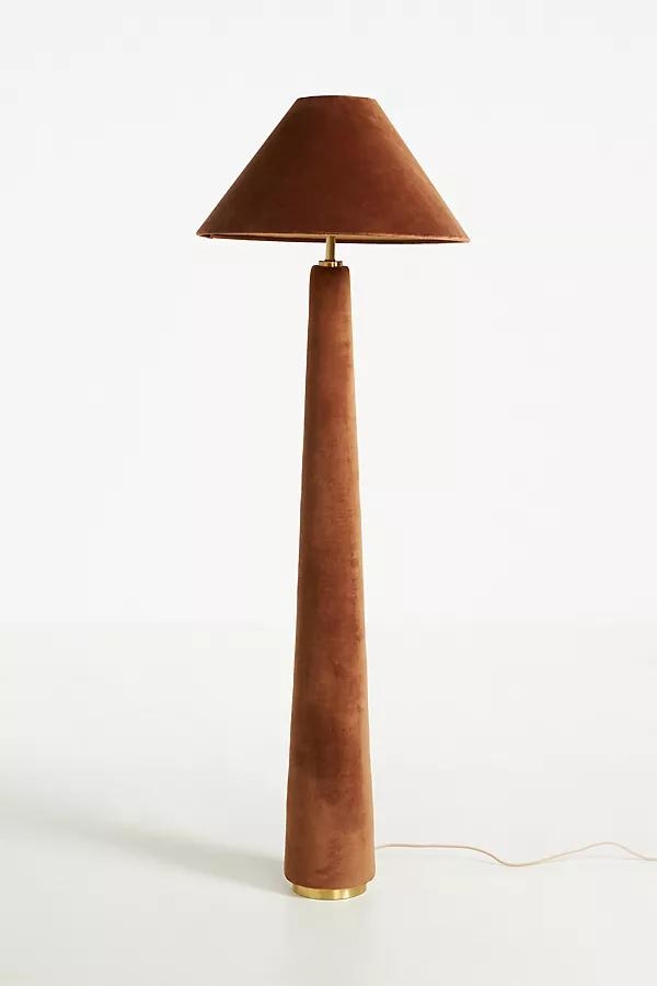 Lulu Velvet Empire Floor Lamp - Image 0