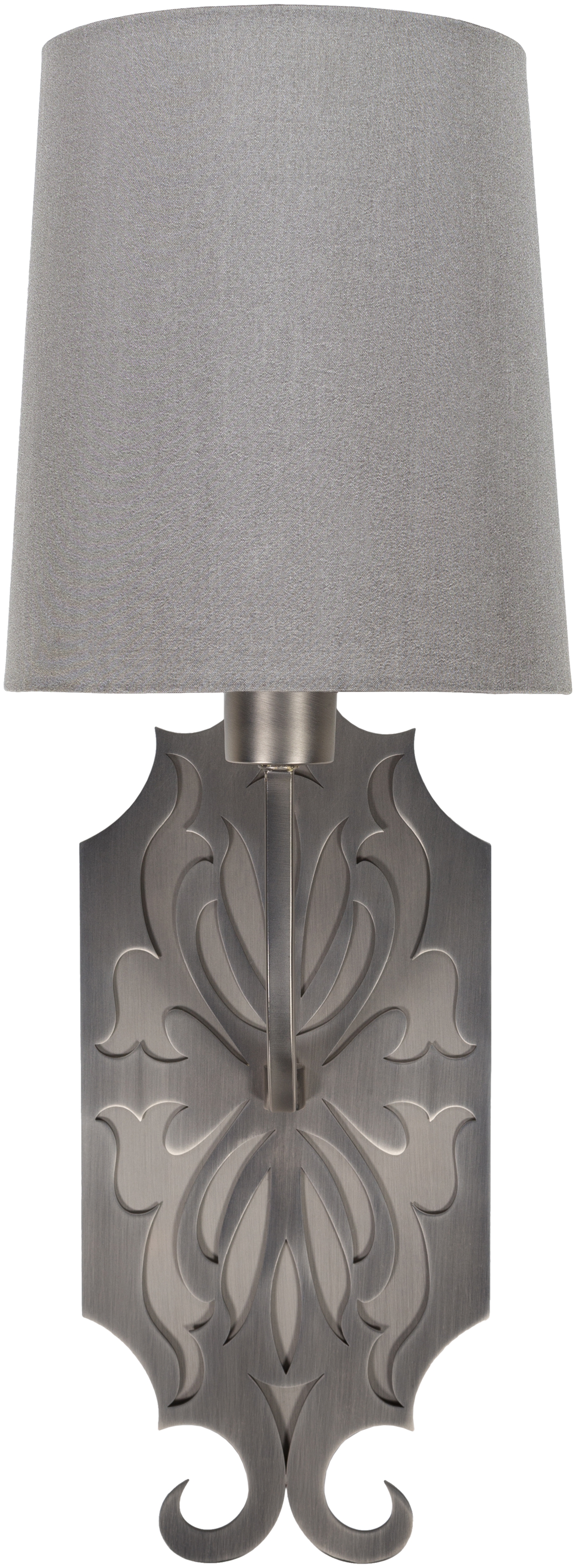 Roxy Metallic - Pewter  8"L x 8"W x 23"H Wall Sconce - Image 0