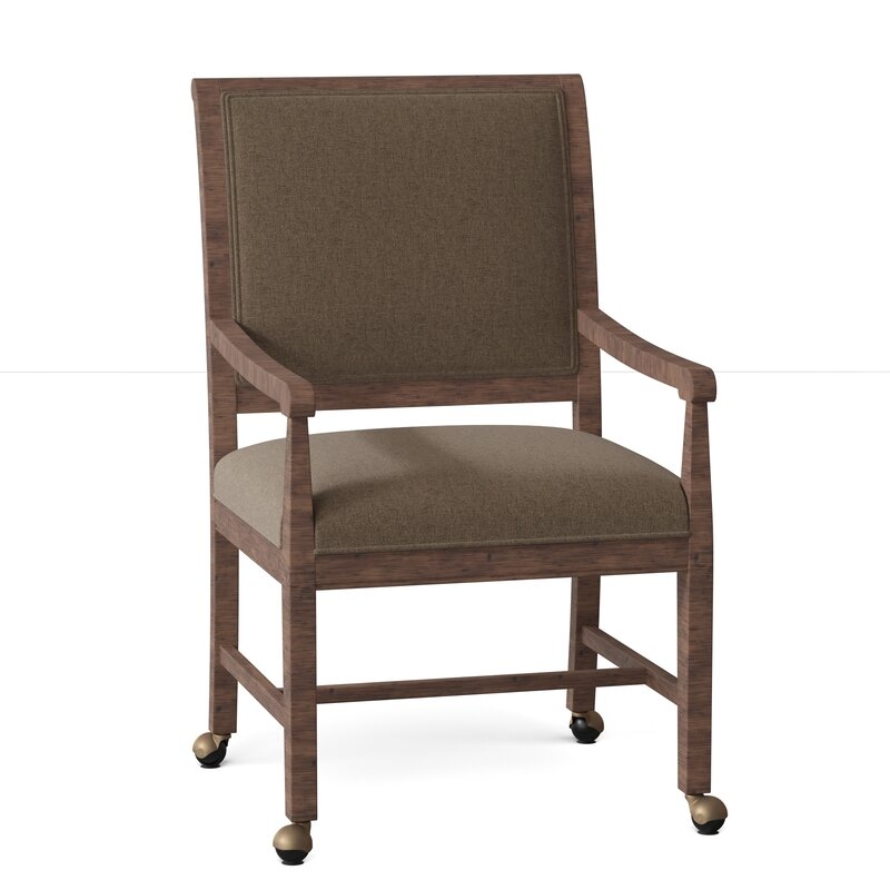 Fairfield Chair Lori Upholstered King Louis Back Arm Chair - Image 0