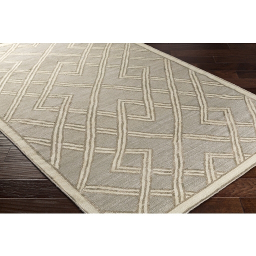 Brighton Beige Indoor 9' x 13' Handmade Rug - Image 1