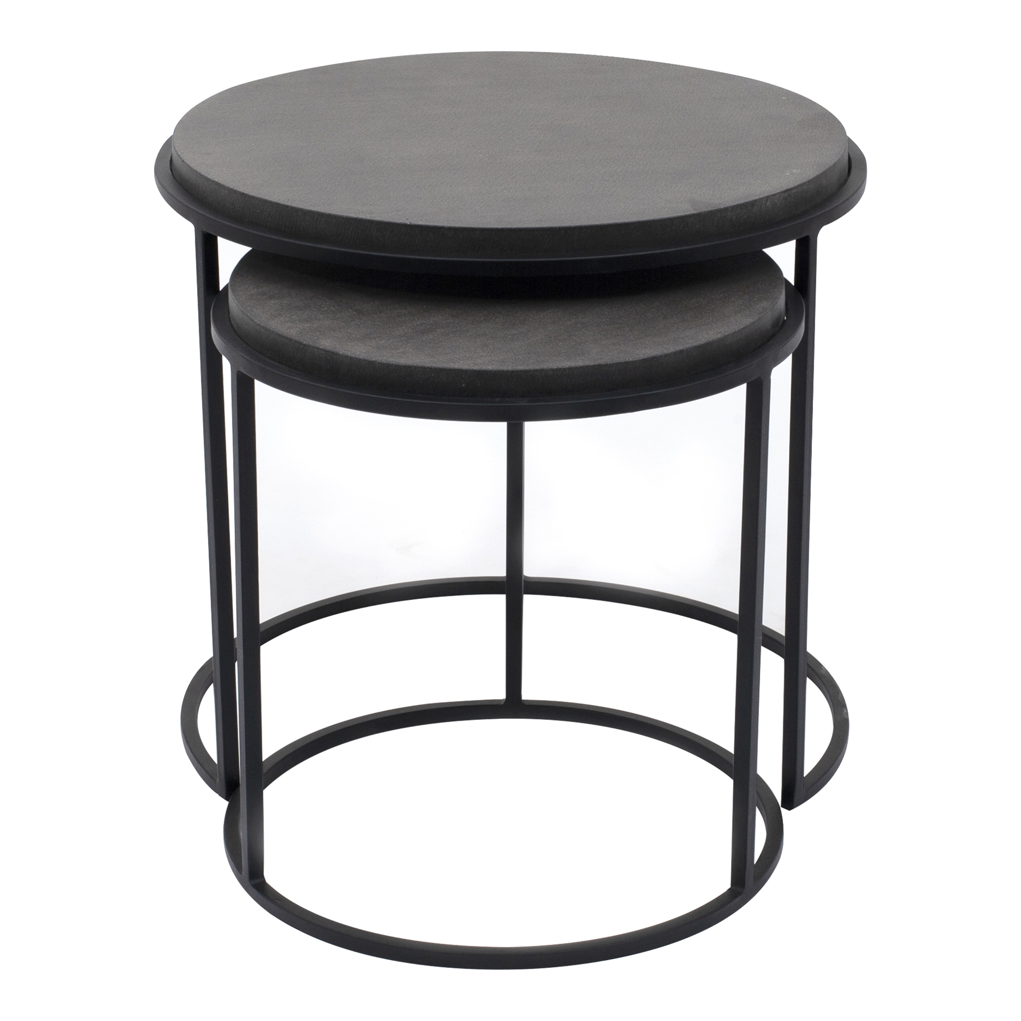 Roost Nesting Tables Black Set Of 2 - Image 2