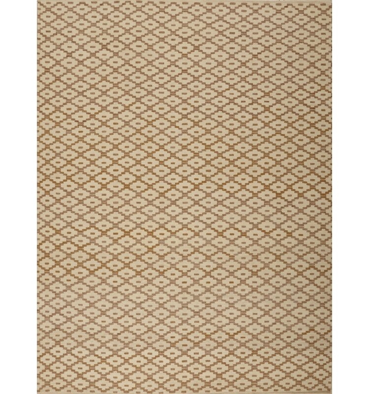 Matt Camron Rugs and Tapestries Handwoven Flatweave Brown/Beige Area Rug - Image 0