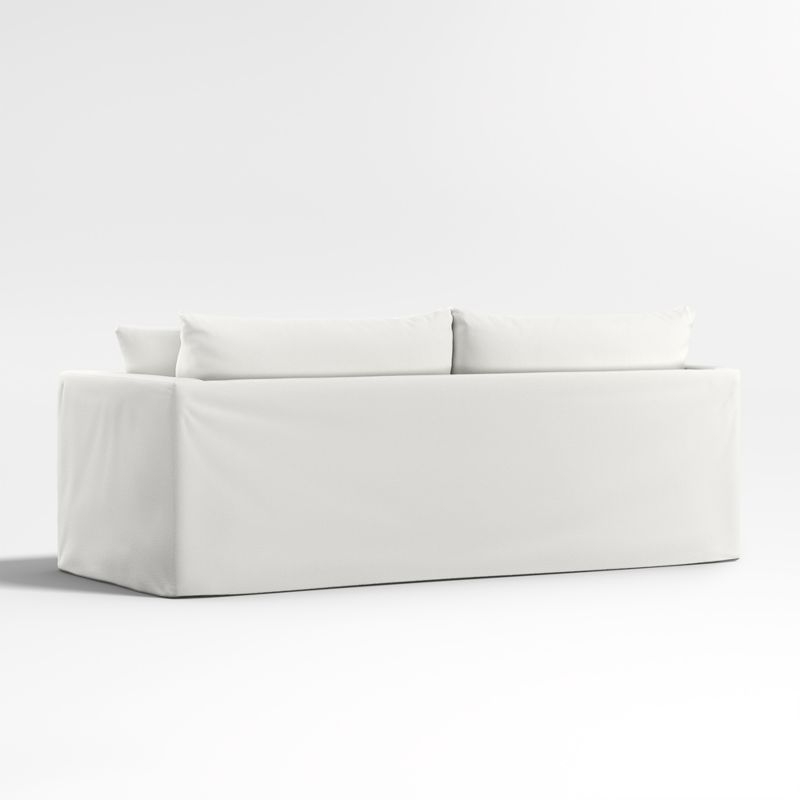 Willow II Slipcovered Bench Left-Arm Sofa - Image 9