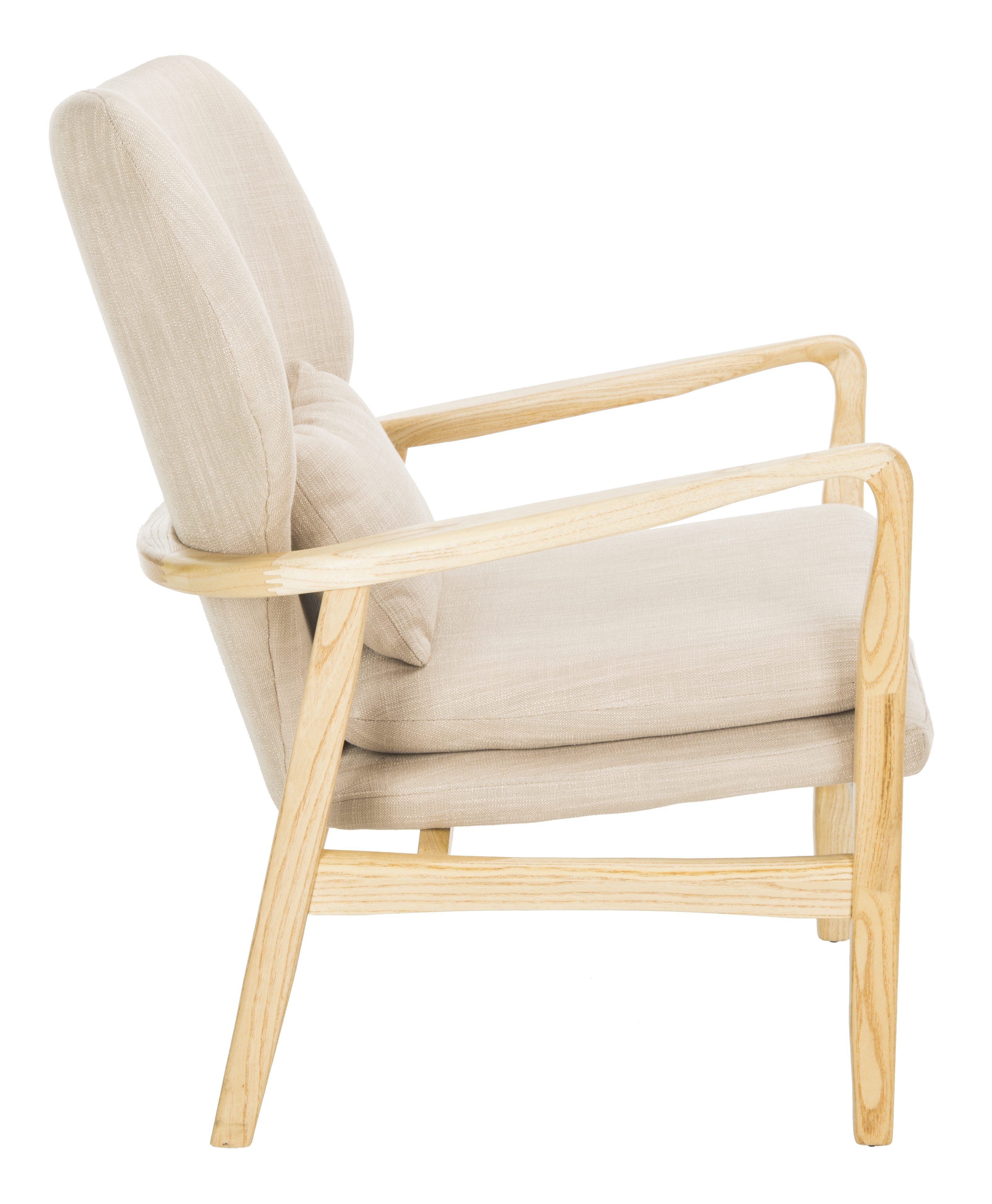 Tarly Accent Chair - Beige/Natural - Safavieh - Image 1