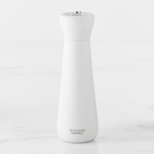 Williams Sonoma Wood Salt Mill, White - Image 0