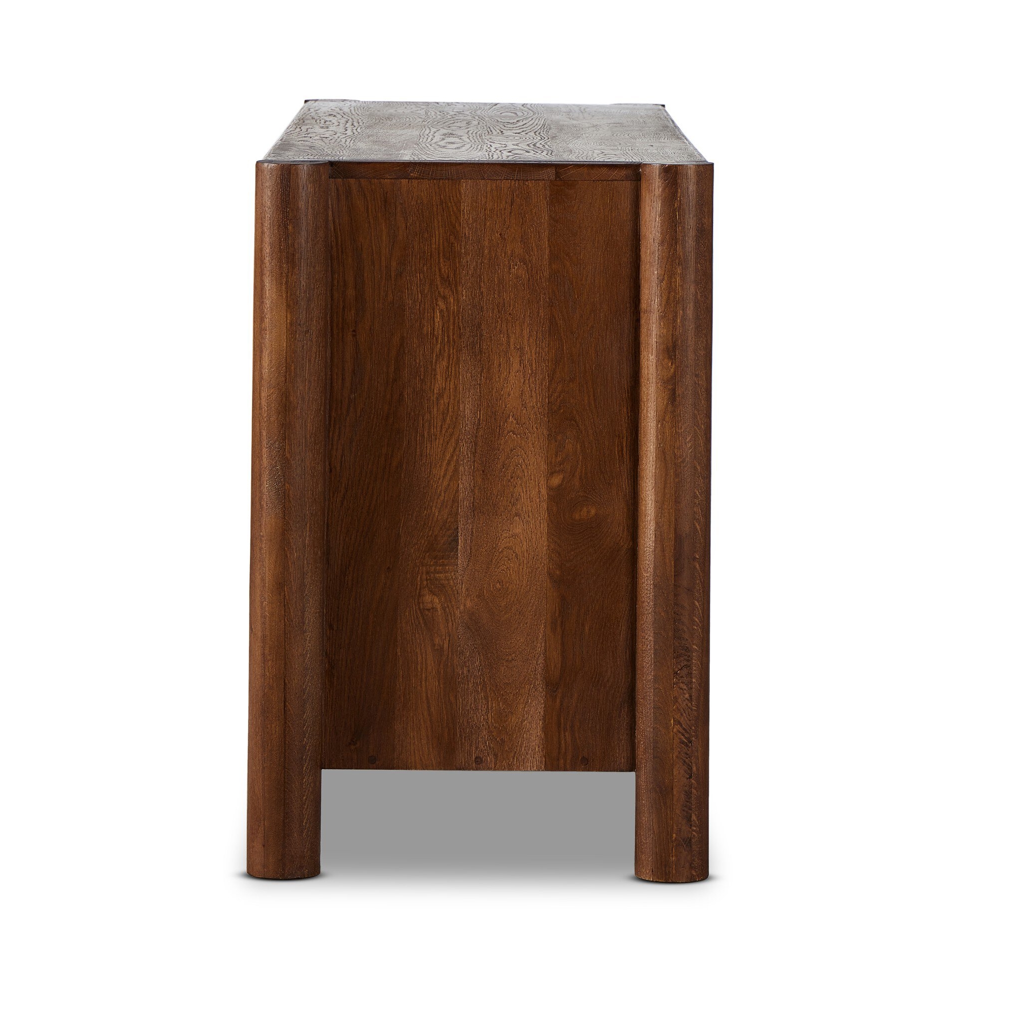 Ezri 6 Drawer Dresser - Cocoa Oak - Image 2