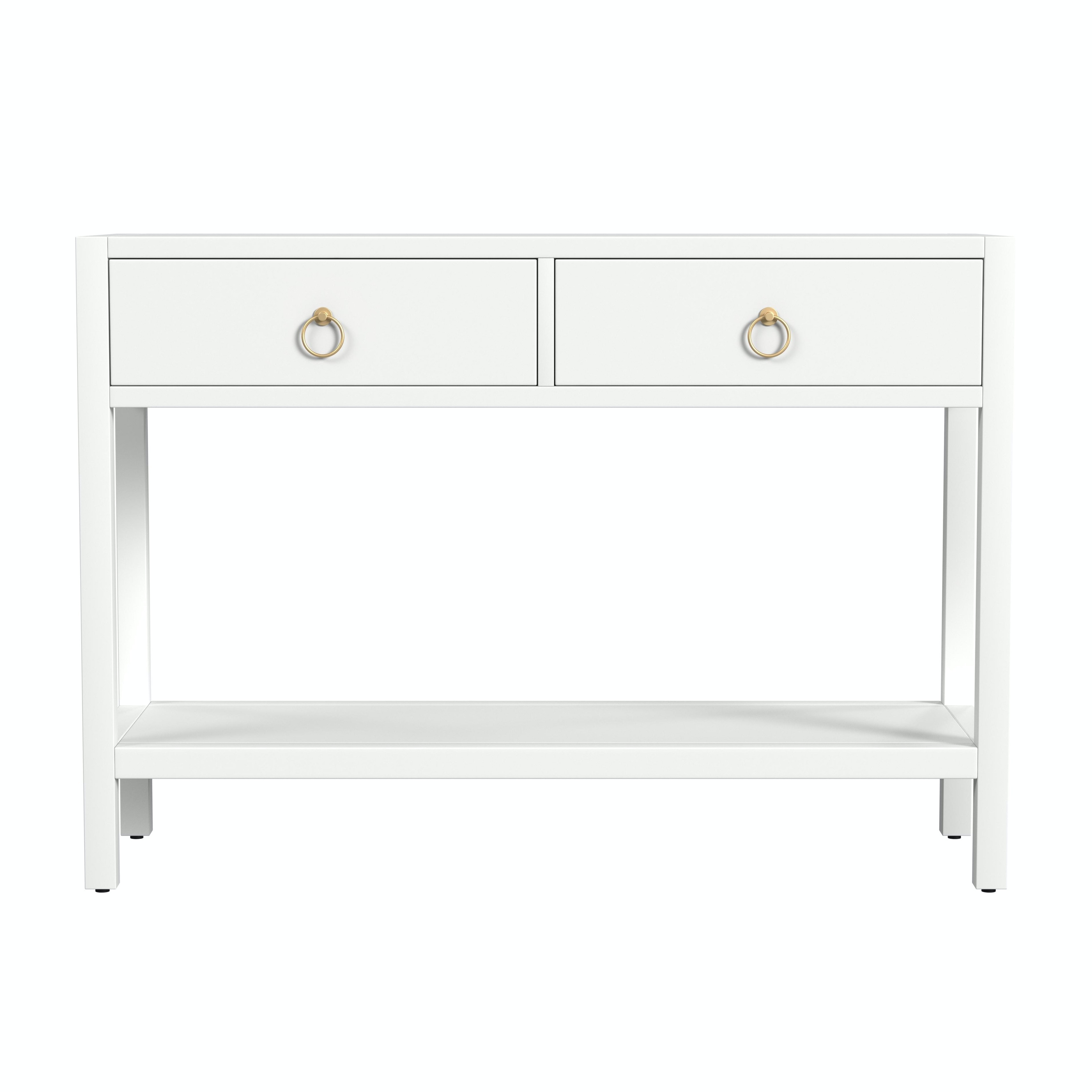 Lark White Console Table - Image 2