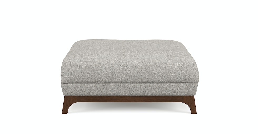 Ceni 35" Ottoman - Quarry Gray - Image 0