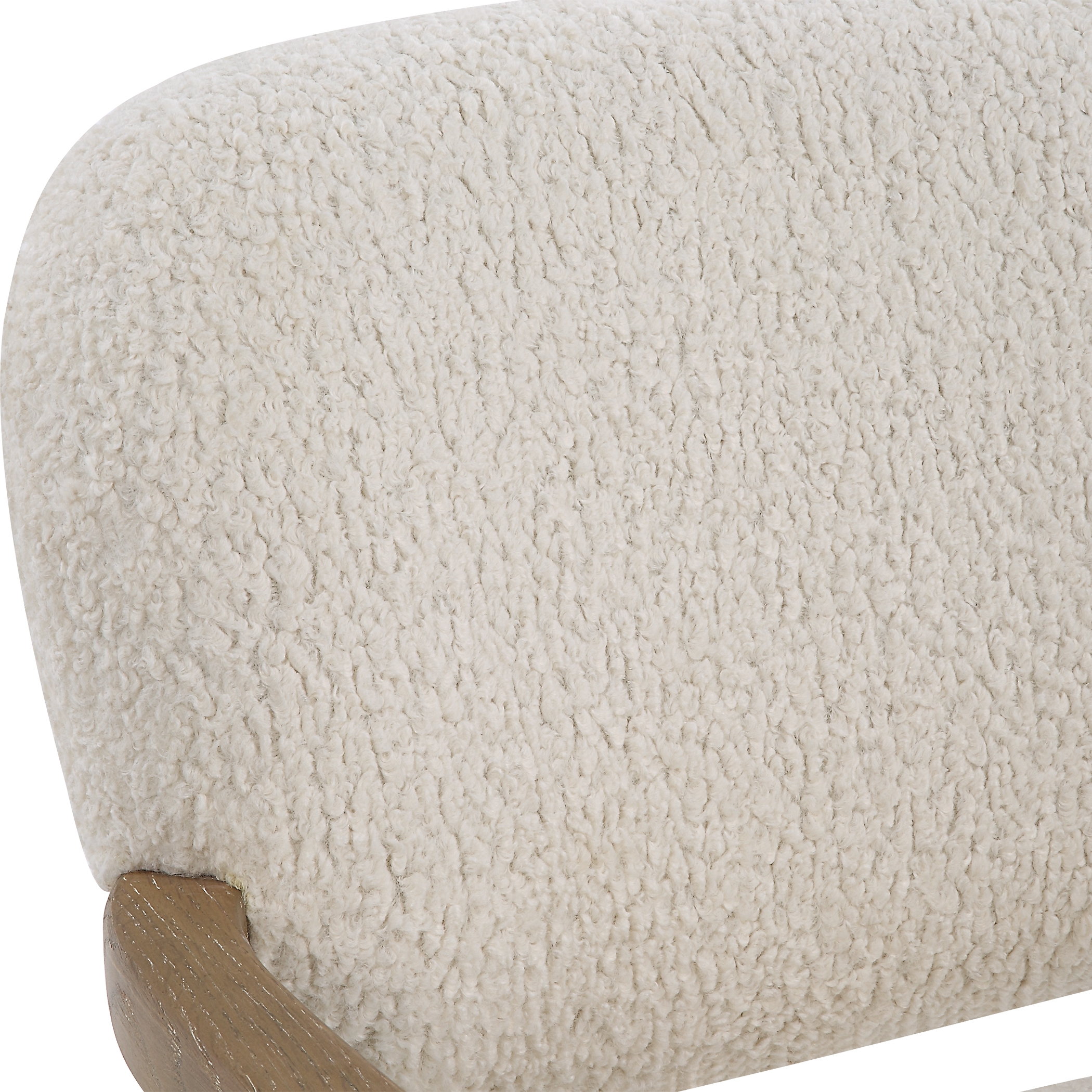 Telluride Natural Shearling Accent Chair - Image 7