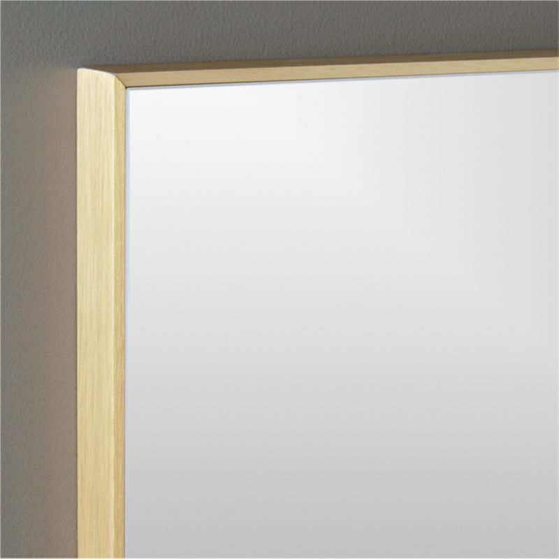 Infinity Brass Rectangular Wall Mirror 24"x36" - Image 1