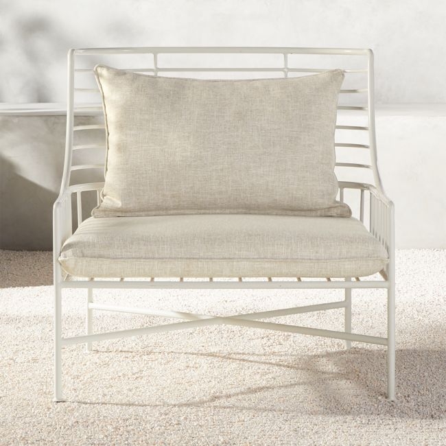 Breton White Metal Chair - Image 0