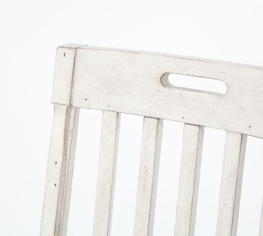 Hart Reclaimed Wood Dining Chair, Driftwood/Limestone White - Image 1