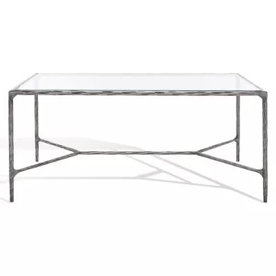 Eirinn Rectangular Glass Coffee Table - Image 1