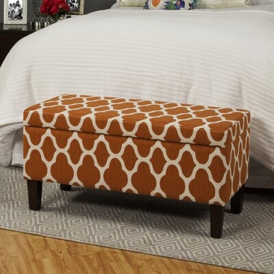 Ellianna Upholstered Flip Top Storage Bench - Image 0