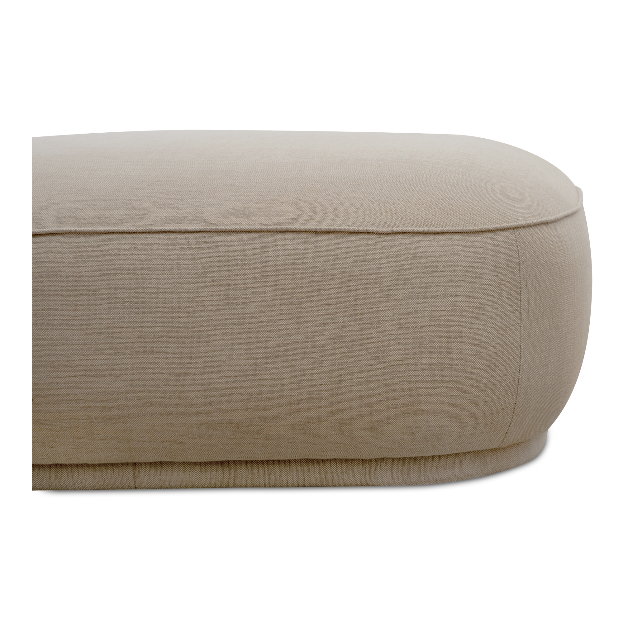 Marion Square Ottoman Beige - Image 4