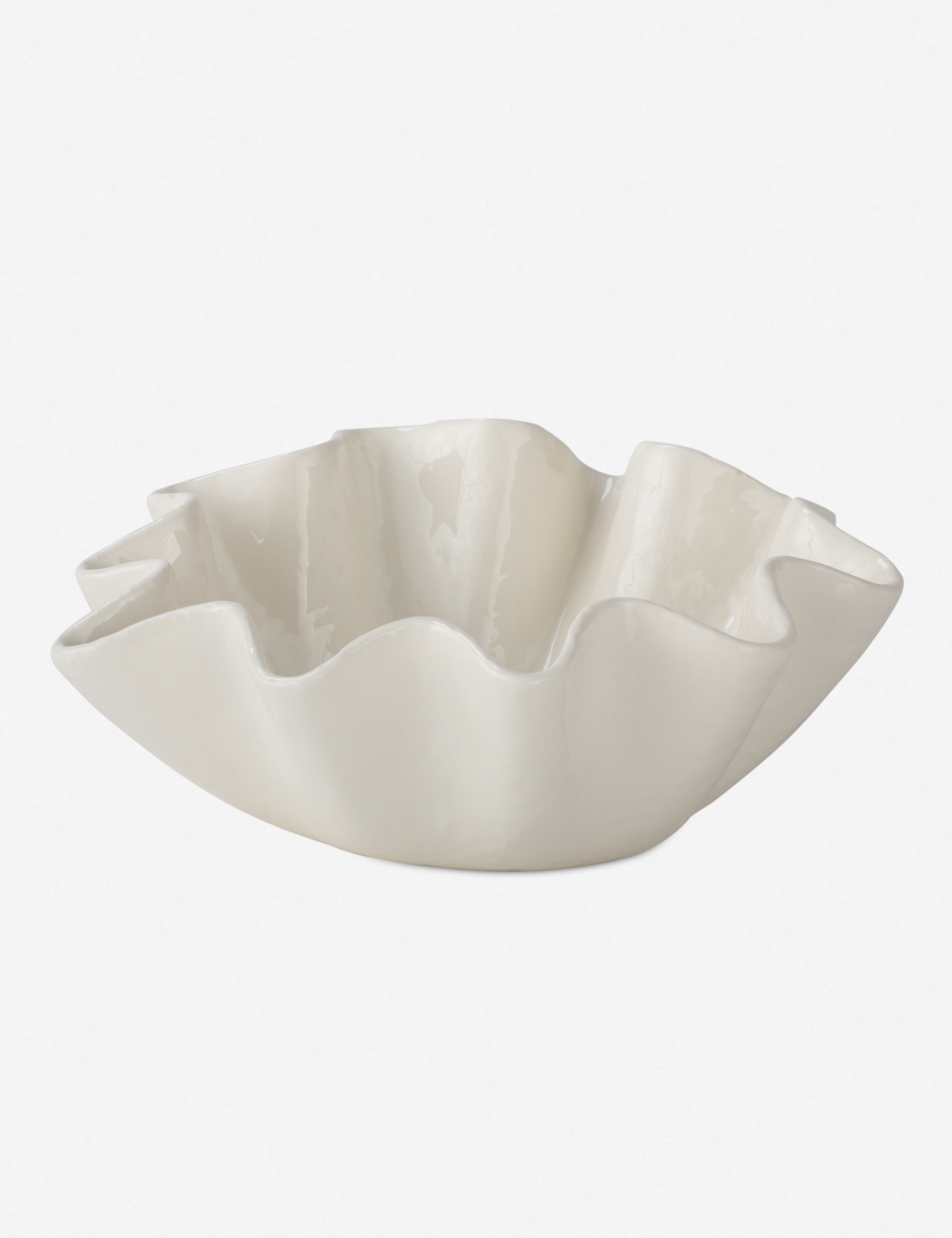 Ruffle Ceramic Bowl by Regina Andrew - Image 0