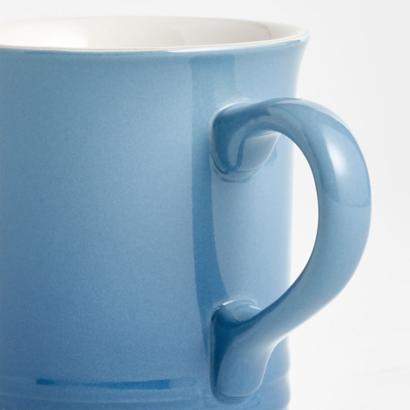 Le Creuset ® 14-oz. Chambray Blue Mugs, Set of 4 - Image 4
