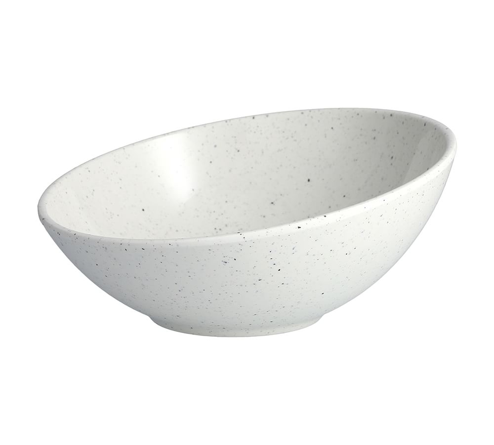 Fortessa Camp Melamine Tilt Bowls, 8", White, Set of 6 - Image 0