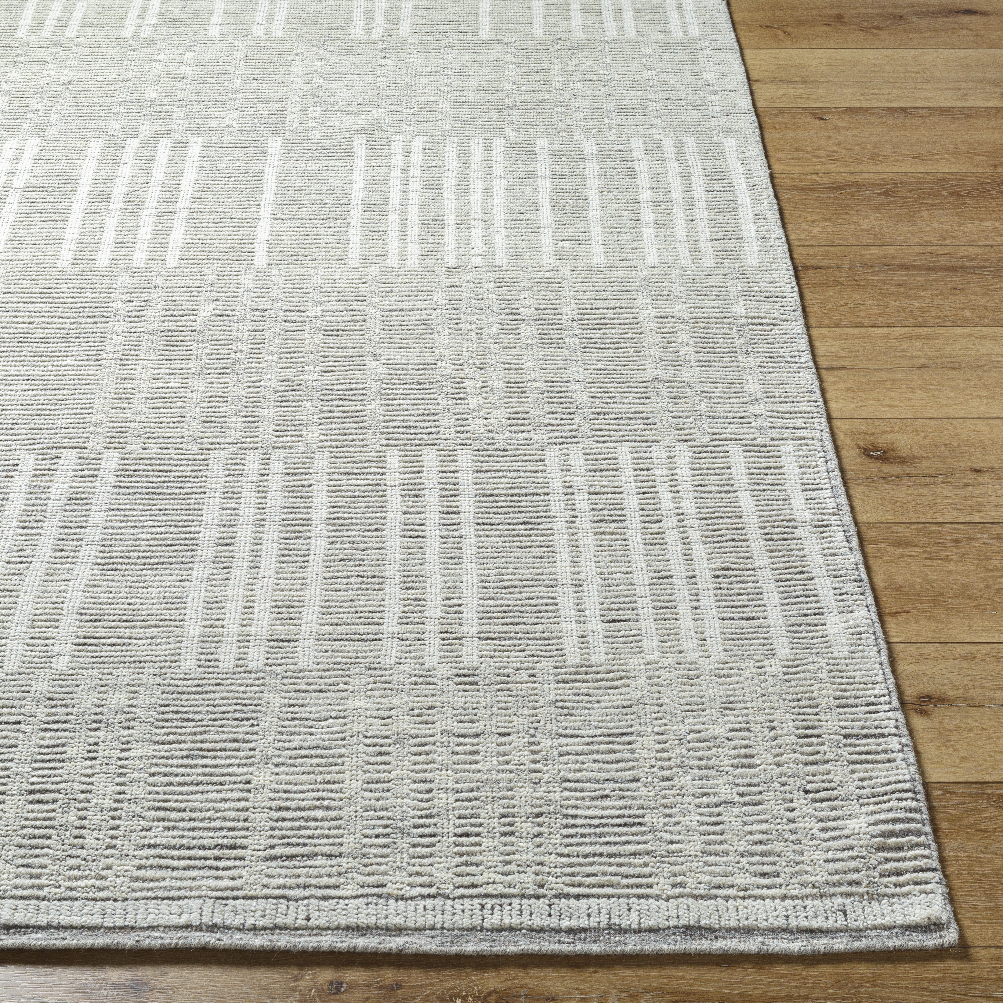Tunus Beige Indoor 8' x 10' Handmade Rug - Image 1