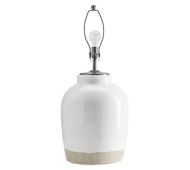 Miller Medium Table Lamp Base, Ivory, 23" H - Image 5