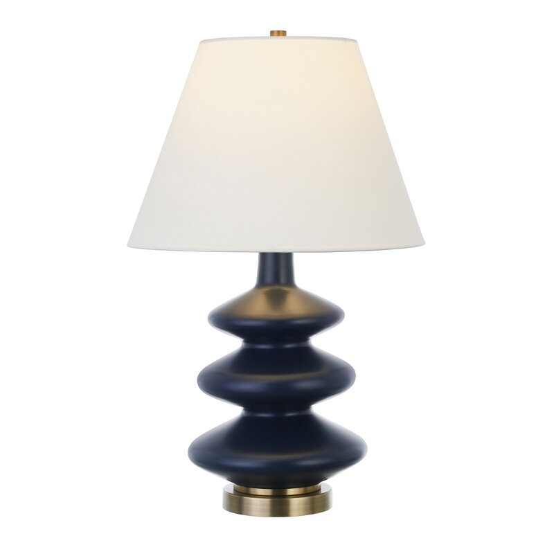 Bradshaw Table Lamp, Blue, 26.5" - Image 3