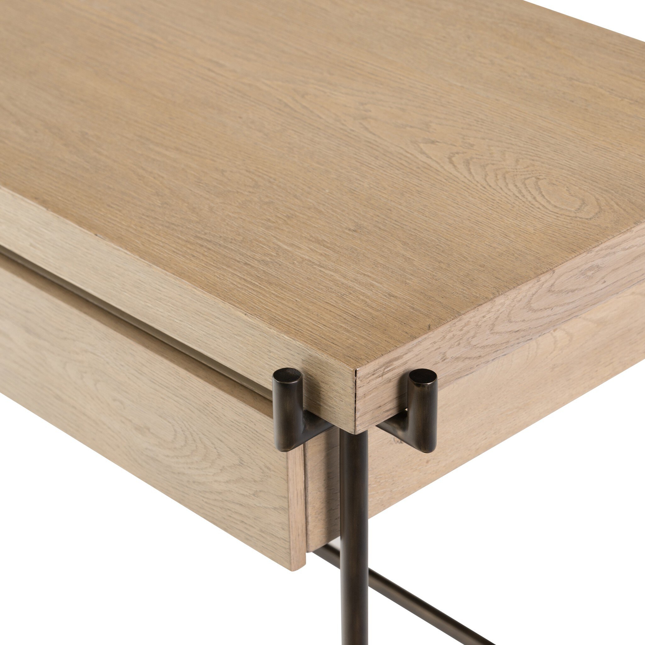 Manuel Desk - Bleached Oak Veneer - Image 6