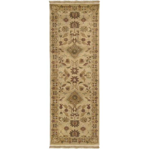Taj Mahal Brown Indoor 8'6" x 11'6" Handmade Rug - Image 0