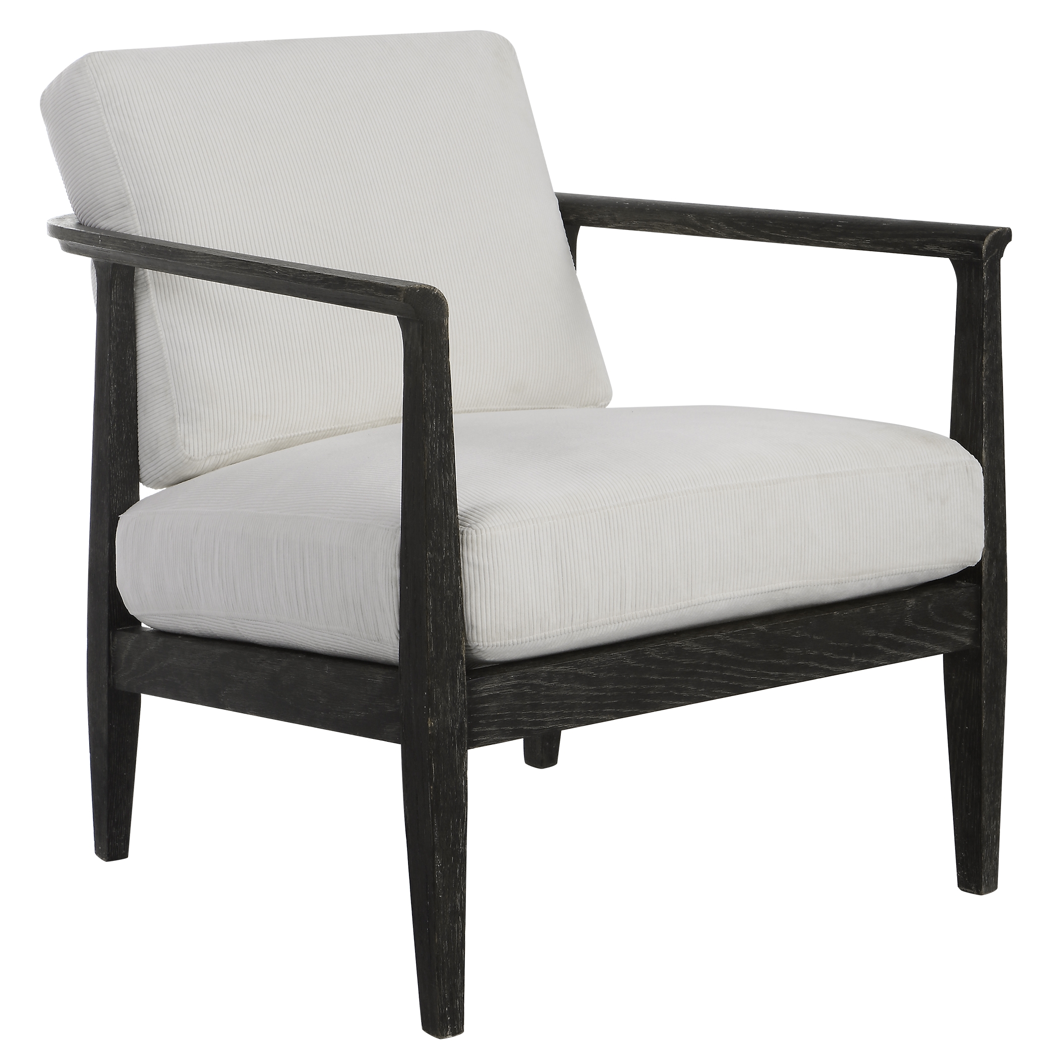 Brunei White Accent Chair - Image 3