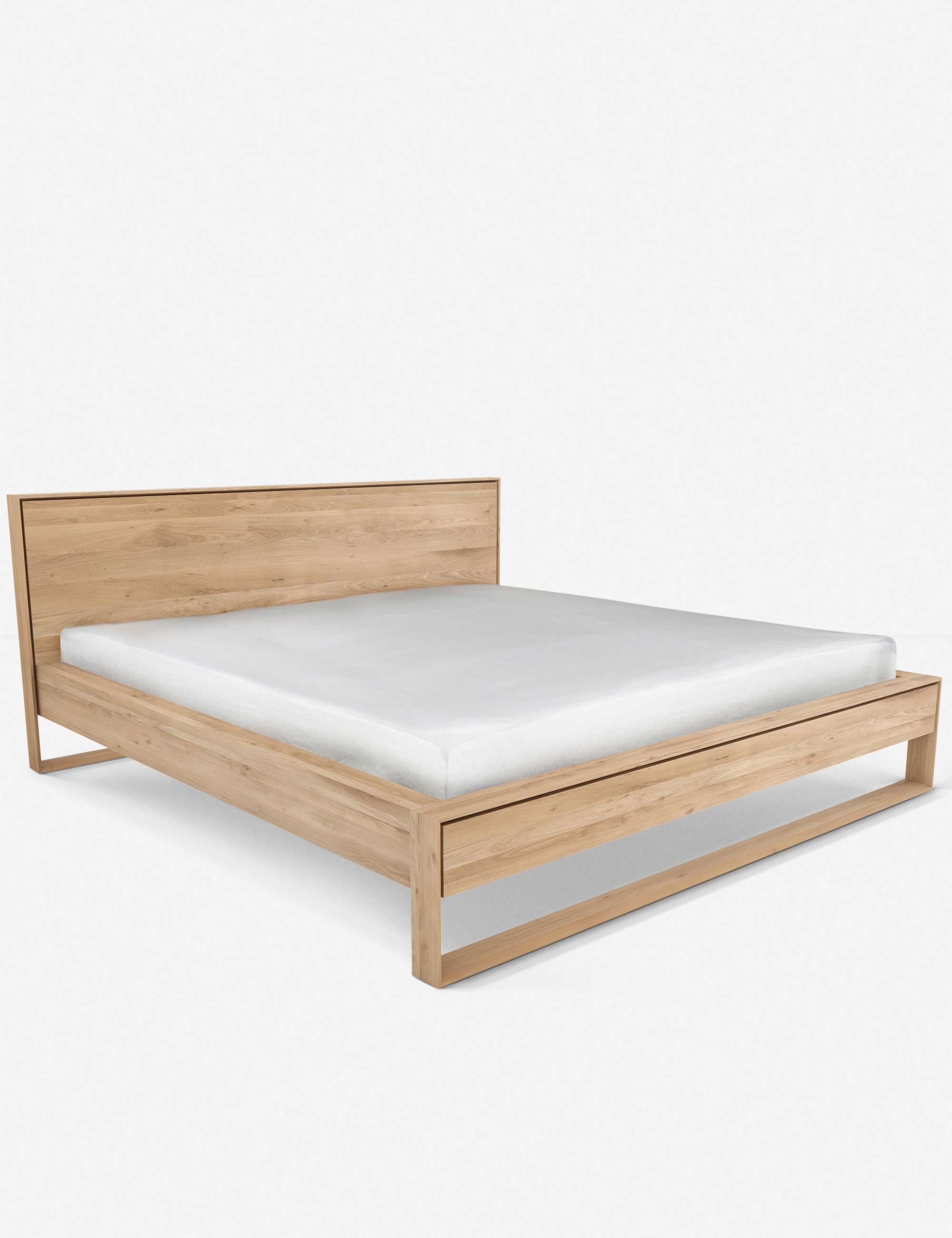 Lark Platform Bed, Oak King - Image 0