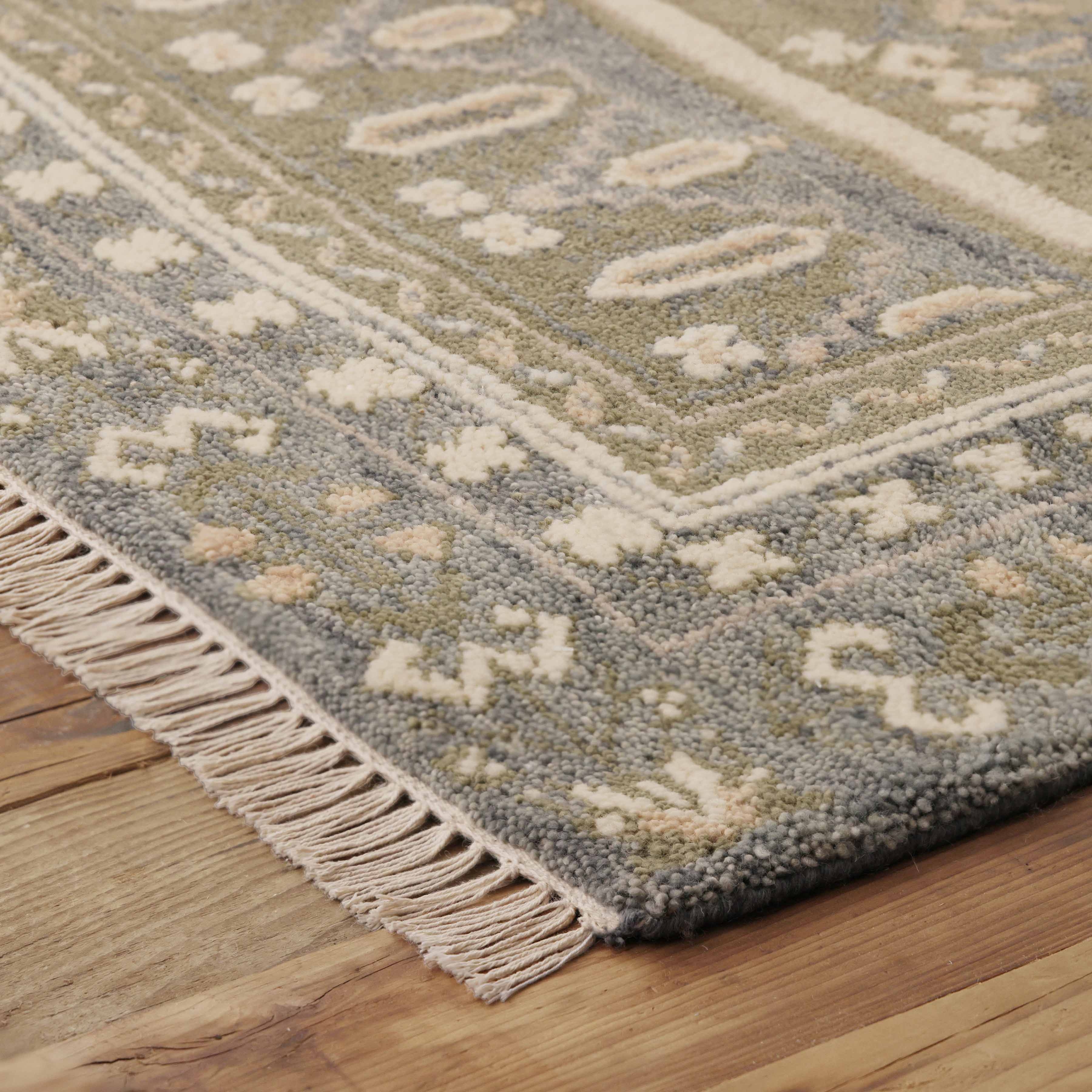 The Citizenry Evelyn Hand-Knotted Area Rug | 8' x 10' | Rose - Image 9