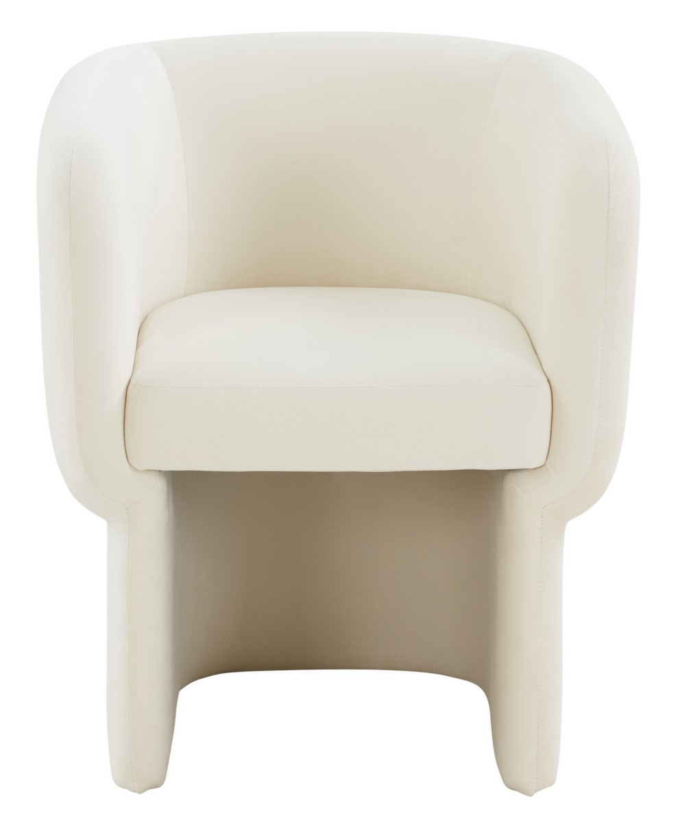 Wally Velvet Dining Chair - Cream - Image 0