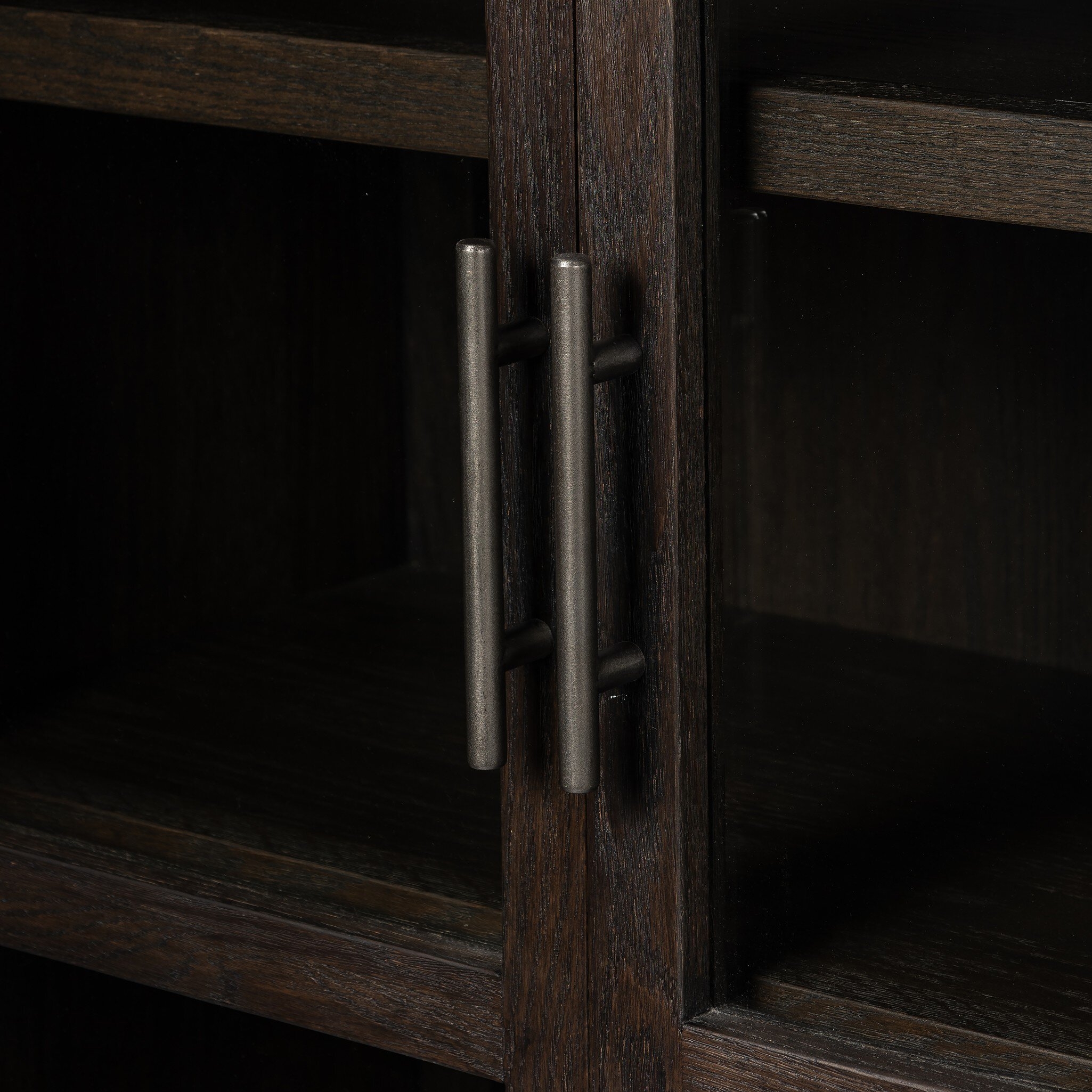 Hepburn Cabinet - Dark Anthracite Oak Veneer - Image 11