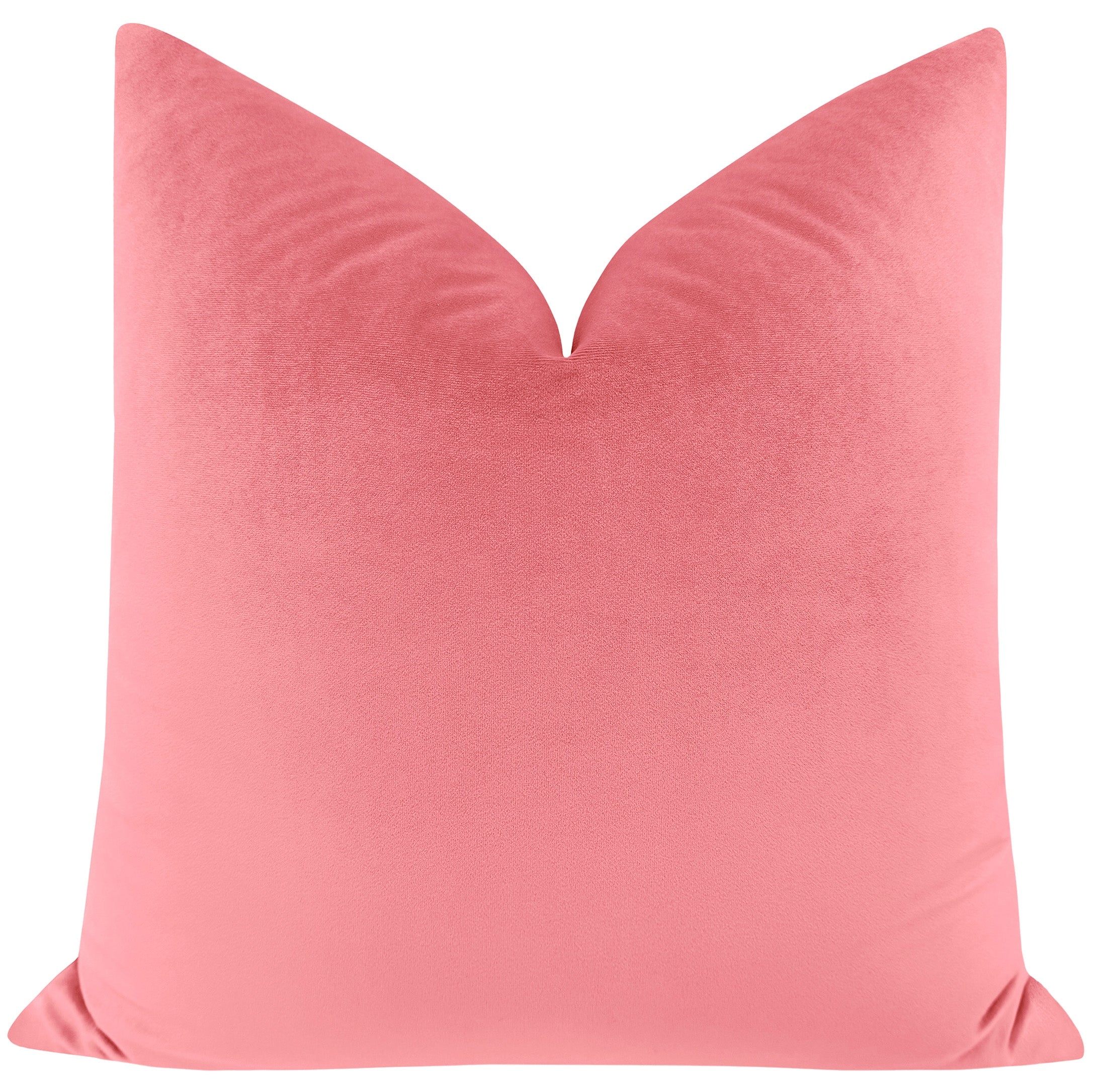 MELROSE VELVET // ROSÉ PINK - 20” X 26” STANDARD SHAM - Image 0
