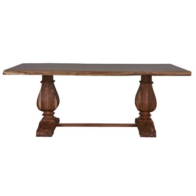 Harrod Acacia Solid Wood Trestle Dining Table - Image 0