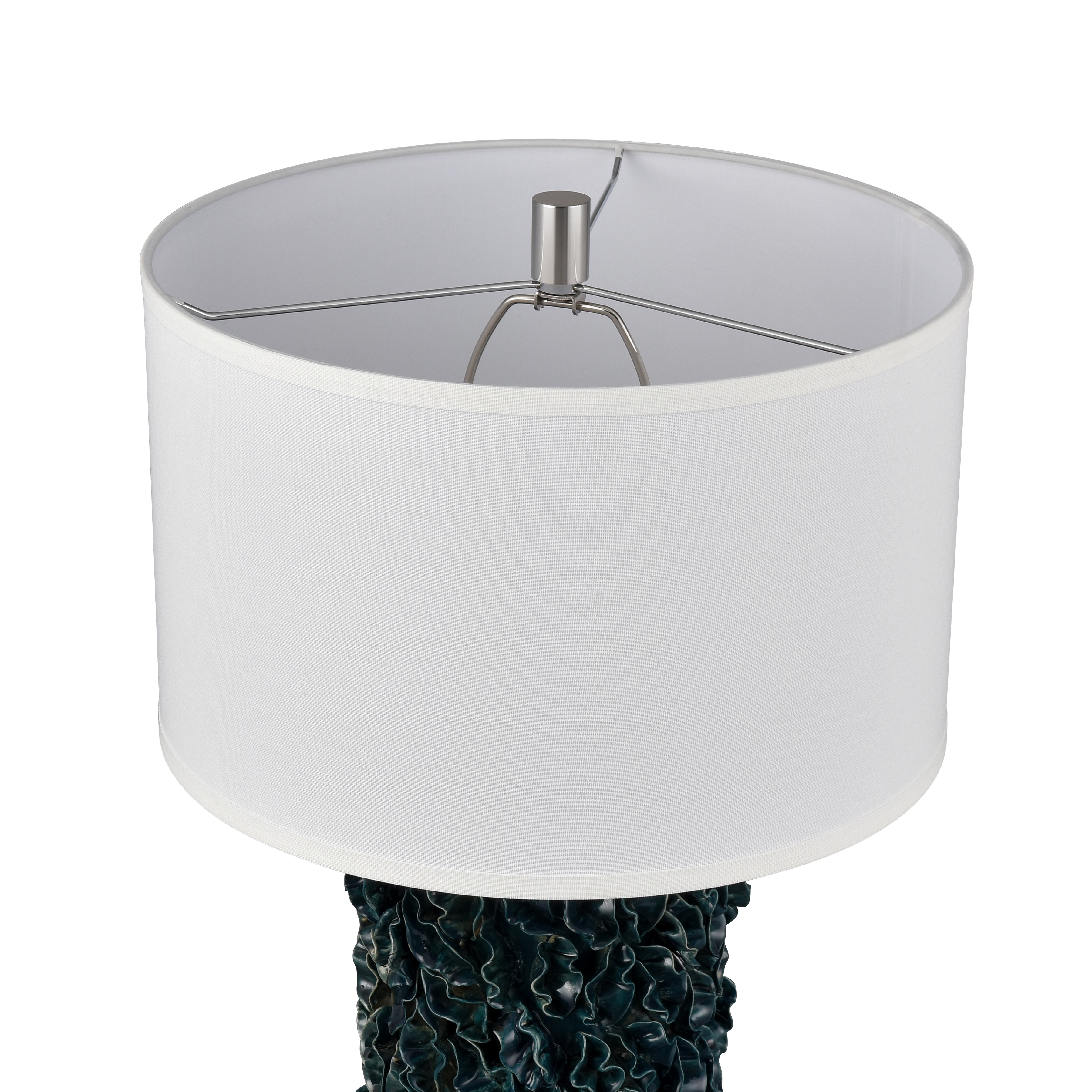 Larkin 25'' High 1-Light Table Lamp - Green Glazed - Image 2