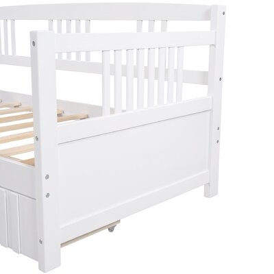 Potts Twin Size Daybed Wood Bed With Two Drawers - Image 0
