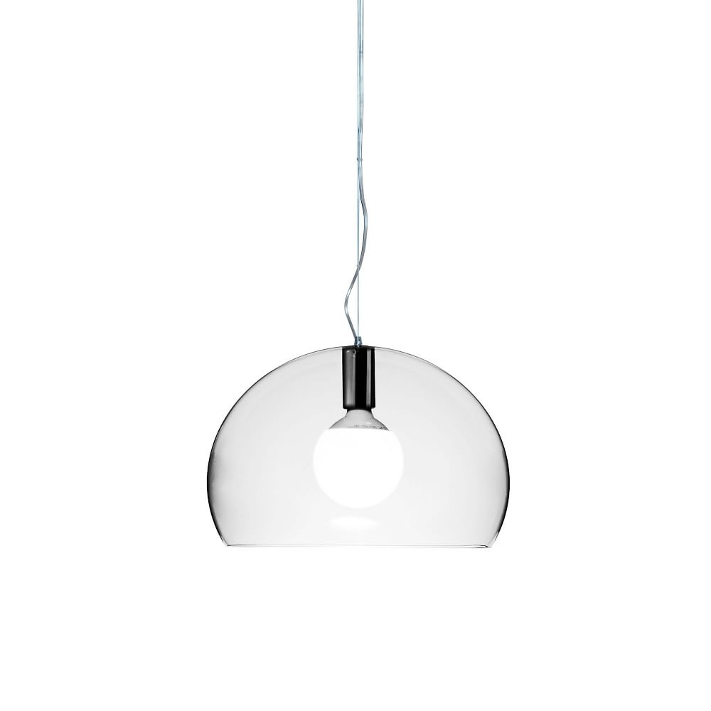 Kartell FL/Y Pendant Lamp, Small, PMMA, Crystal - Image 0
