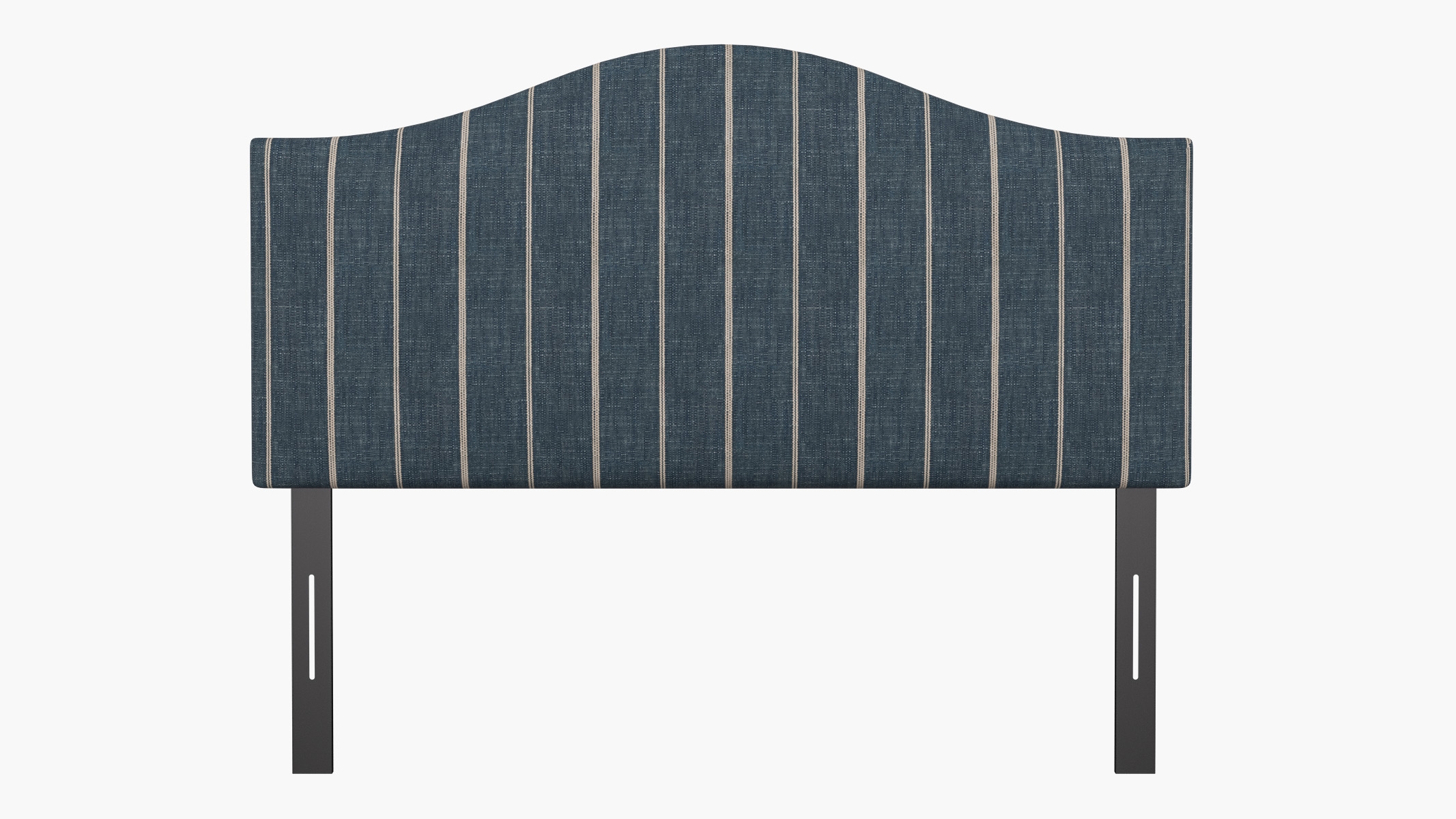 Camelback Headboard, Indigo Fritz, Full - Image 1