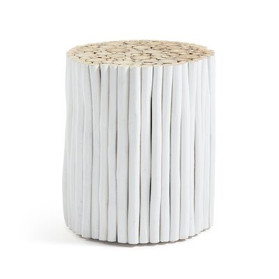 Donora Solid Wood Drum End Table - Image 0