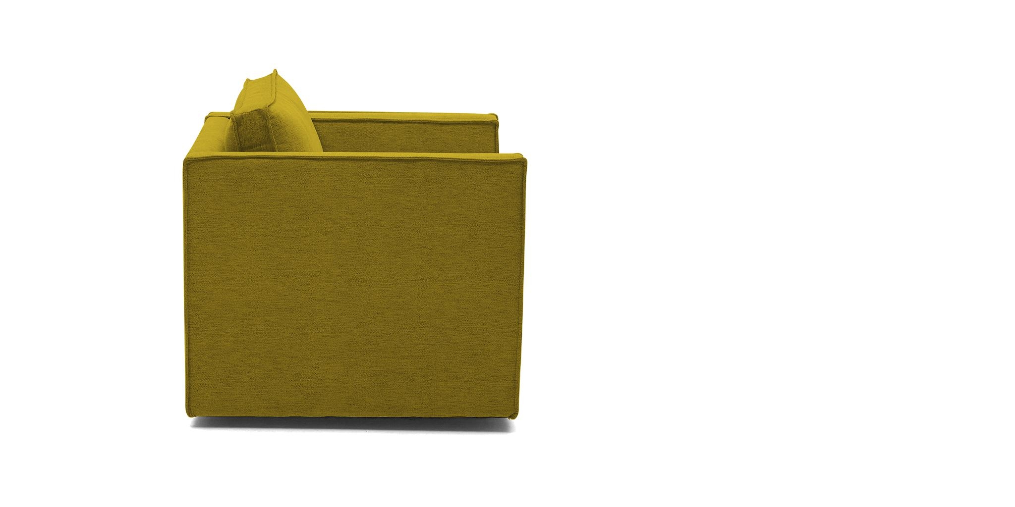 Yellow Dune Mid Century Modern Swivel Chair - Bloke Goldenrod - Image 2