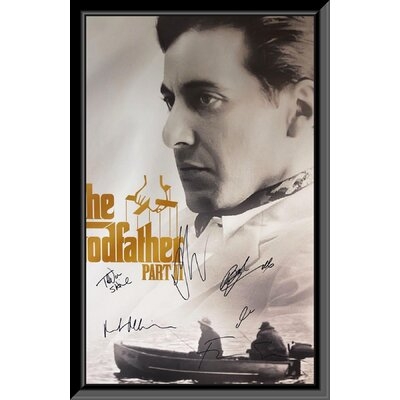 The Godfather Part II Cast Signed Movie Poster - Image 0